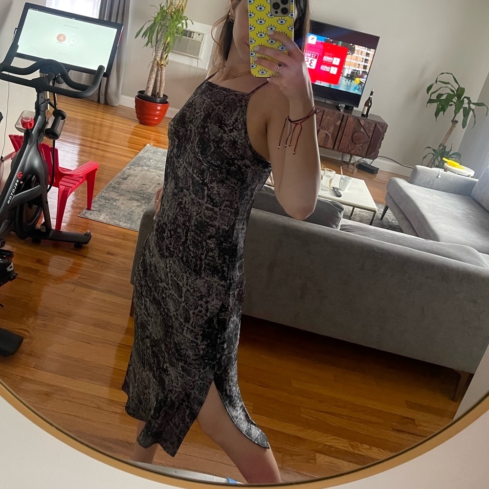 new Calvin Klein dress.